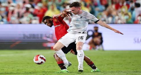 بحضور صلاح.. مانشستر يونايتد يكتسح ليفربول برباعية وديا